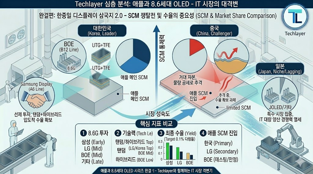 애플과 8.6세대 OLED - IT 시장의 대격변