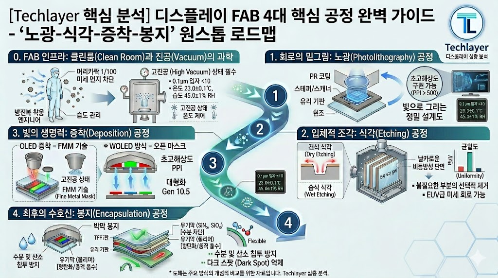 '노광-식각-증착-봉지' 원스톱 로드맵"