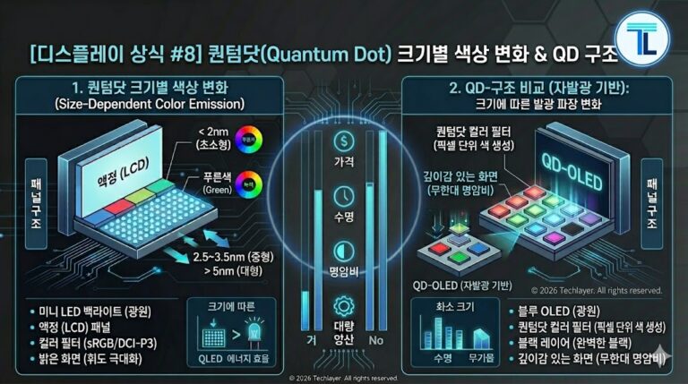 [디스플레이 상식 #8] 차세대 디스플레이의 심장, 퀀텀닷(Quantum Dot)이란?